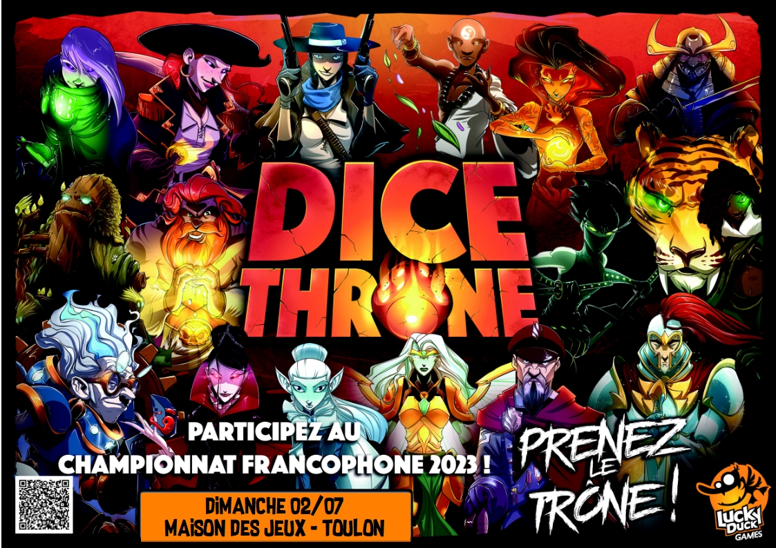 Championnat de France de Dice Throne ! Les Yeux Dans Les Jeux